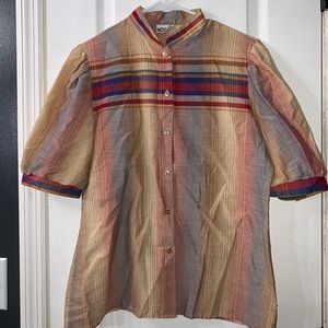 KORET vintage plaid blouse